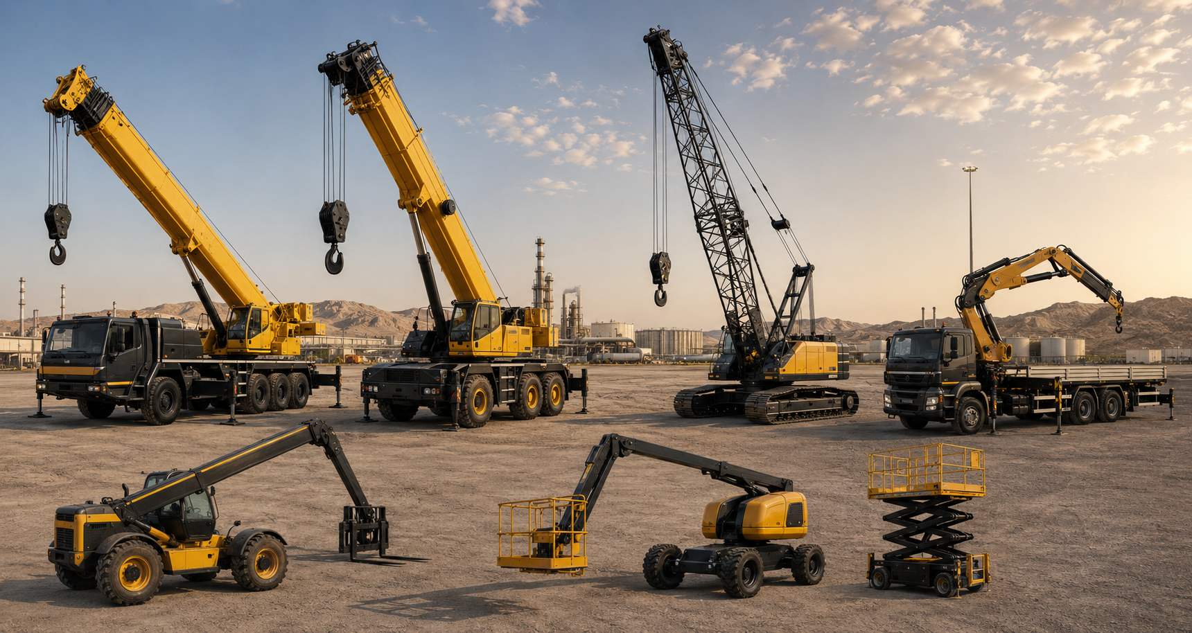 معدات الرفع والمناولة والوصول | Lifting, Material Handling & Access Equipment