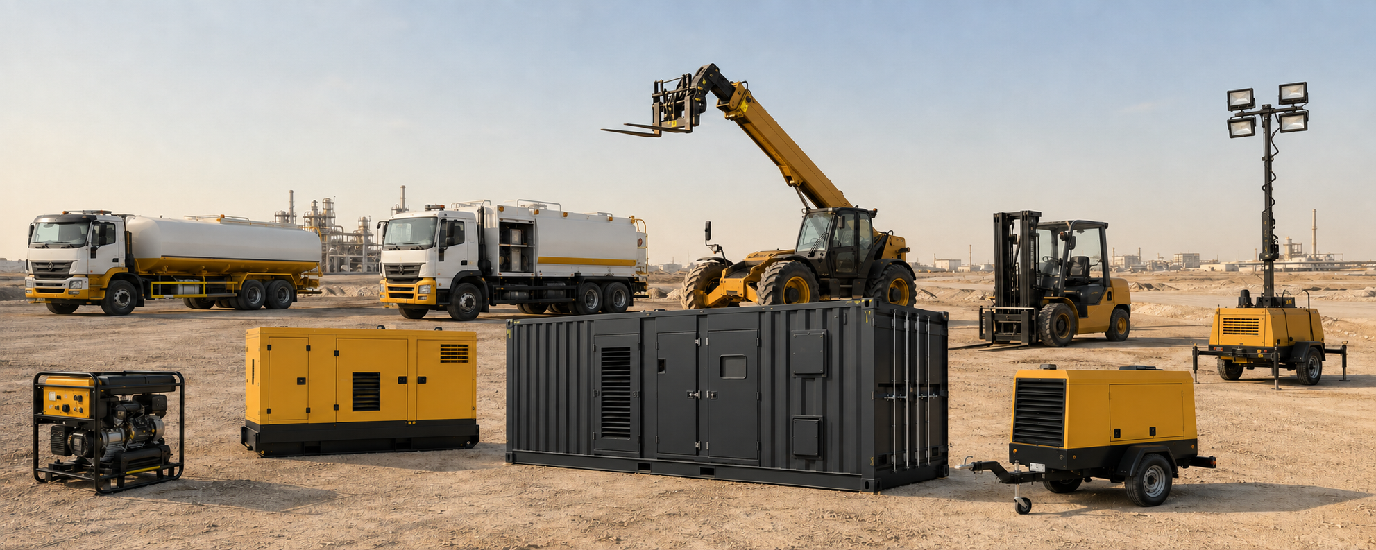 خدمات صيانة المعدات في المواقع السعودية | Equipment maintenance services across Saudi project sites